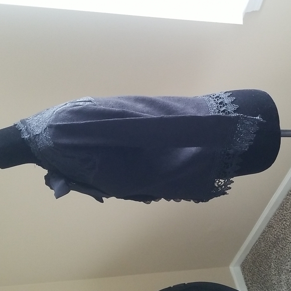 Ball of Cotton Black Laced Sweater gently loved - Picture 2 of 8